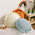 Knitted cushion Nordic design knitted sofa cushion hollowed cushion